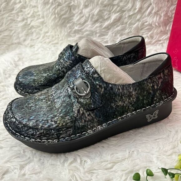 Alegria Dixi‎ Women’s Comfort Clogs Shoes in Meteorite Metallic sz 9 - Picture 4 of 9